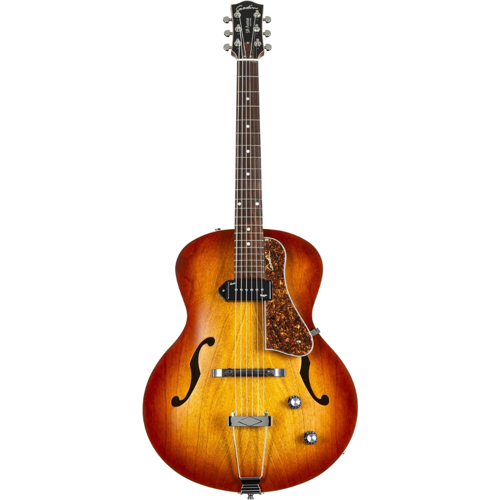 Godin 5th Avenue Kingpin P90 Cognac Burst