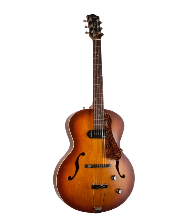 Guitarra Eléctrica de cuerpo hueco Godin 5th Avenue Kingpin P90 - Cognac Burst